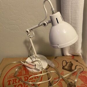 White Adjustable Desk Lamp